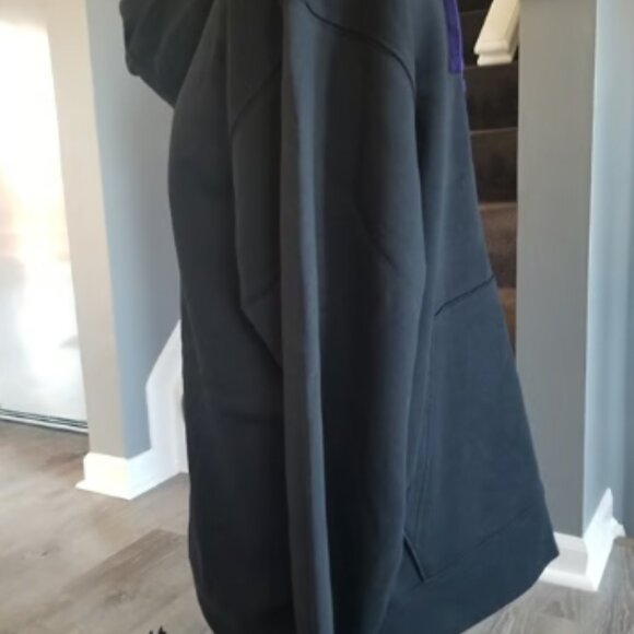 Men's Nike Black Baltimore Ravens Club Full-Zip Hoodie Jacket - Picture 9 of 12